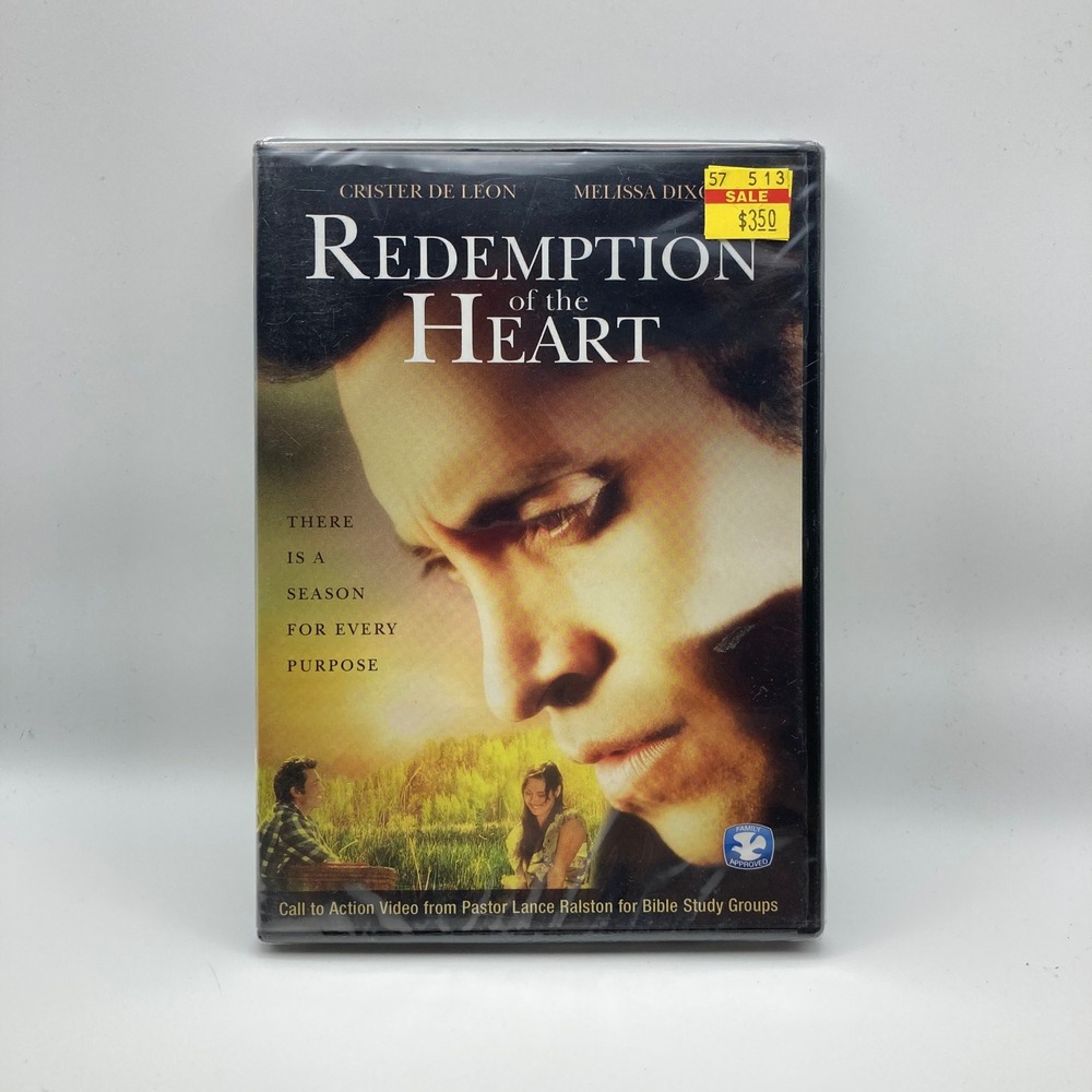 Redemption of the Heart DVD New Sealed Christian Drama Crister De Leon Movie